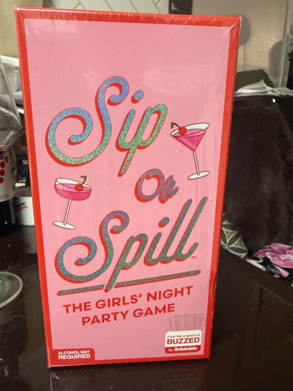 Sip or Spill Pink Girls' Night Party Game